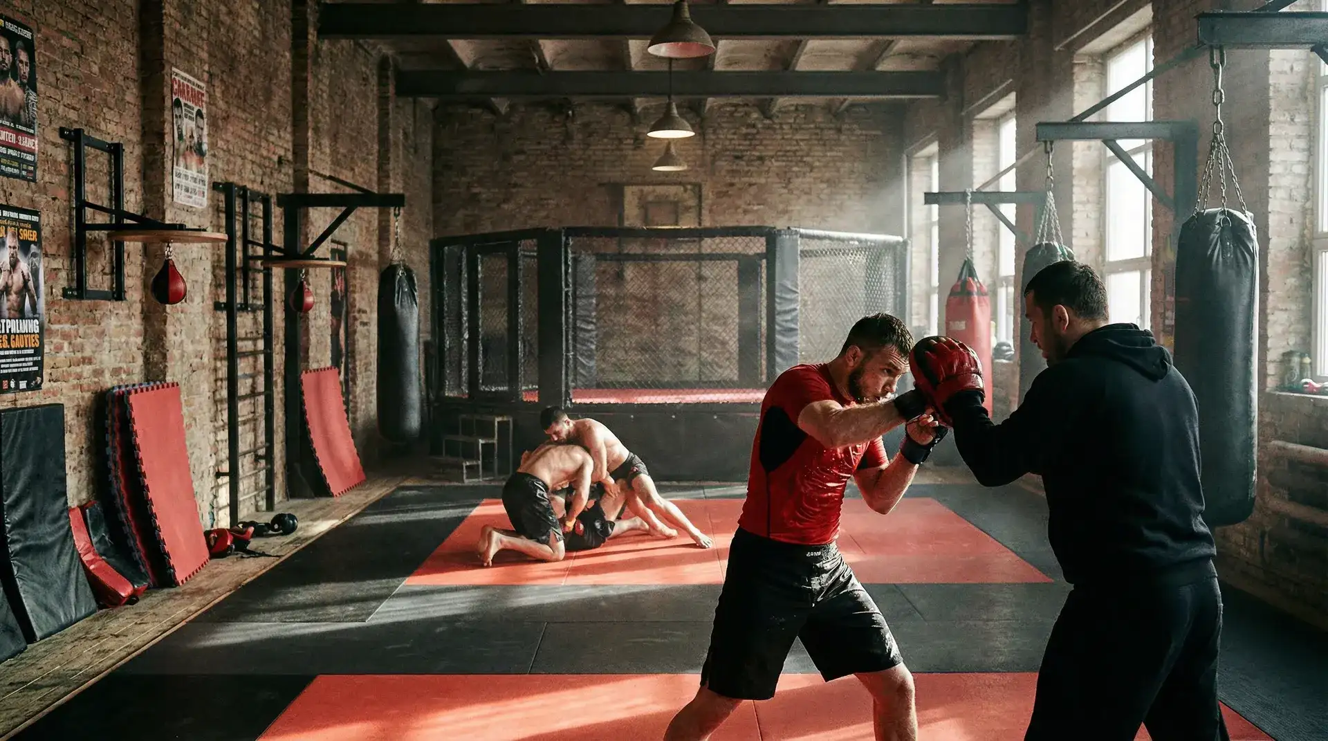 必撸大赛 专业格斗训练营实战教学